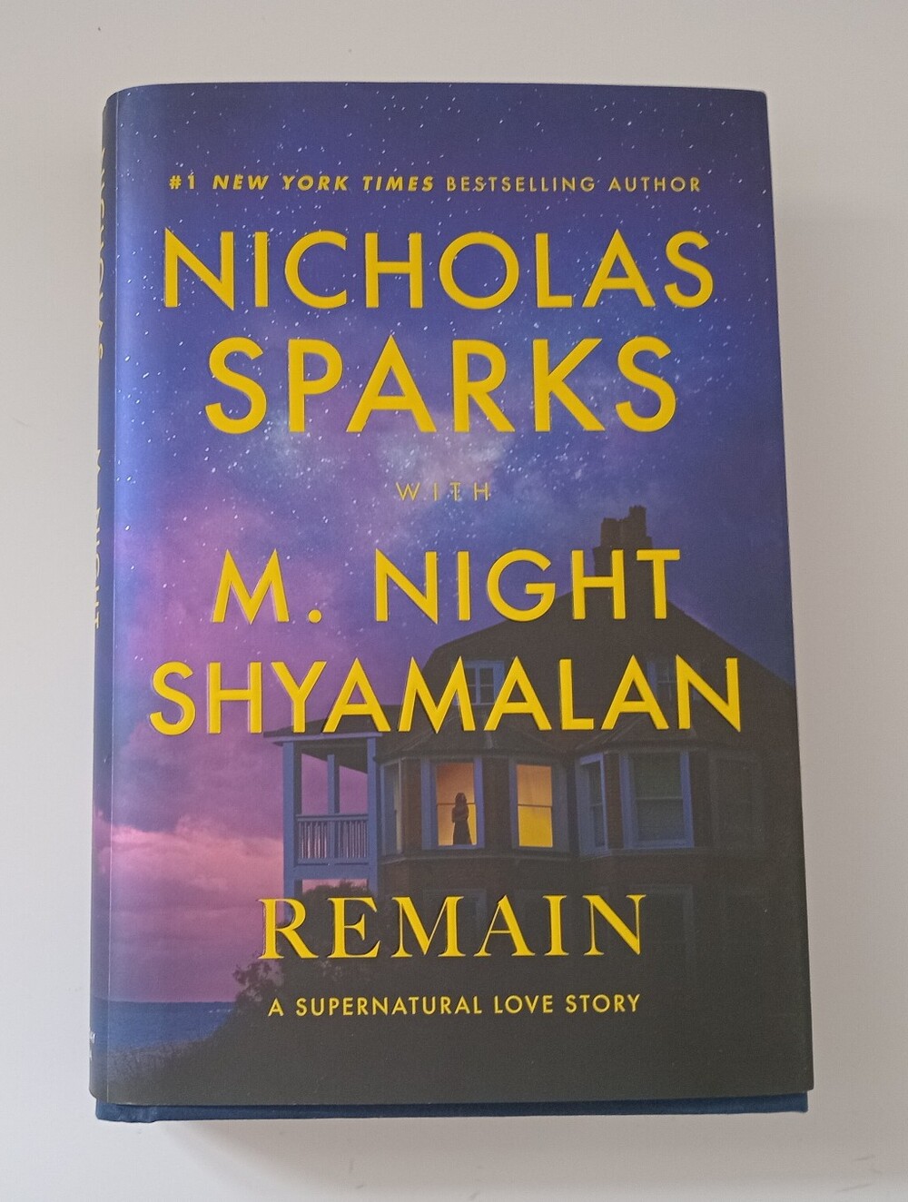 Remain Nicholas Sparks M. Night Shyamalan Hardcover 2025 First Printing VG